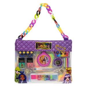 کیف لوازم آرایشی، طراحی ناخن و اکسسوری مو Rainbow High-اسباب بازی